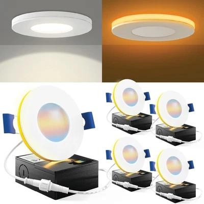 Sunco 3 Inch LED Recessed Slim Down Light for Indoor Ceiling Fixture Home Liv... - Image 1 of 4