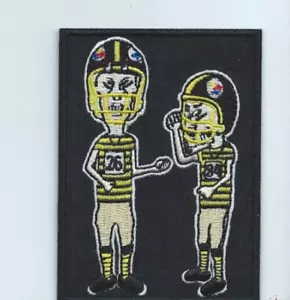 Neu 2 5/8 x 3 1/2 Zoll Steelers Beavis & Butt Head Bügelbild Patch kostenloser Versand - Bild 1 von 1
