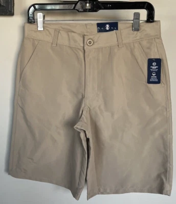 Pantalones Cortos IZOD Cintura Ajustable Frente Plano Absorbente - Niño Talla 16 NUEVOS $32 Foto 1 de 2
