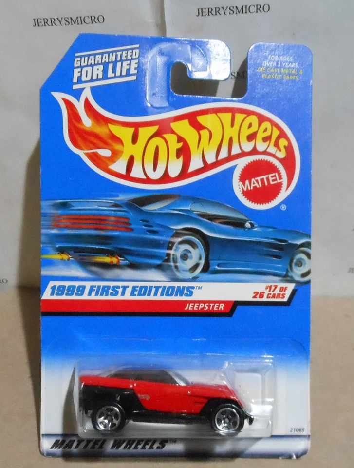 HOT WHEELS 1999 FIRST EDITIONS JEEPSTER IN RED #17/26 OR COLLECTOR #922 - Image 1 of 1