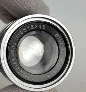 Carl Zeiss Jena Biotar 1:2 f=4cm ""Luftwaffen-Eigentum"" ROBOTERKAMERA OBJEKTIV - Bild 1 von 24