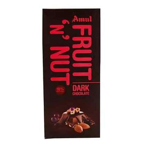 Amul Dark Chocolate Bar Fruit N Nut, 150 g Free Shipping World Wide - Picture 1 of 4