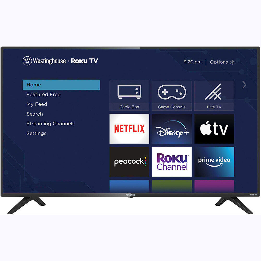 Westinghouse 43 Inch Full HD Smart Roku TV. Available Now for $199.99