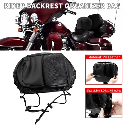 Bolsa organizadora de respaldo de ciclista de bolsillo para Harley Electra Road Glide FLHTCU Touring Foto 1 de 4