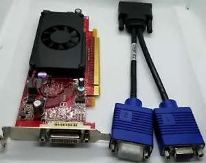 NVIDIA GT 310 512MB PCIe X16 Dual Monitor Video Card Windows 10 VGA Low Profile - Picture 1 of 10