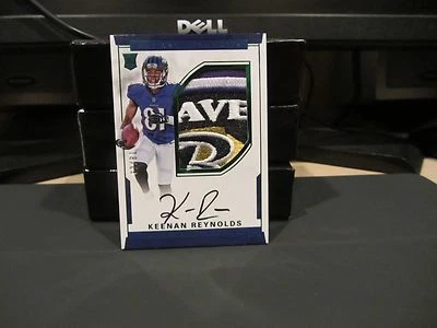 National Treasures Rookie Autograph Jersey Ravens Keenan Reynolds 62/81 2016 - Image 1 of 4