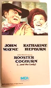 Rooster Cogburn (...and the Lady) (VHS, 1987) John Wayne, Katharine Hepburn! - Imagen 1 de 7