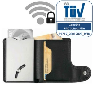 RFID Geldbörse TÜV geprüft NEU Wallet Kreditkartenetui Geldbeutel Kartenhülle - Bild 1 von 3