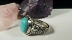Turquoise and Silver Ring Multiple Sizes with Gift Box