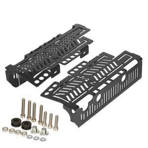 Black Radiator Grille Guard Cover For SUZUKI DRZ400SM DR-Z400S DRZ400E 2000-2025 - Picture 1 of 9