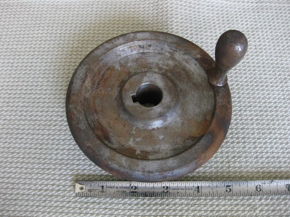 Vintage Clausing South Bend Bridgeport LeBlonde Lathe Milling Machine Hand Wheel - Image 1 of 2