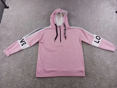 Suéter No Boundaries Teens XXL 19 Rosa Sudadera con Capucha Mezcla de Algodón Forrado Foto 1 de 4