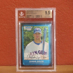 2006 Bowman Chrome Draft Chris Davis Rookie Card BGS 9.5. - Bild 1 von 2