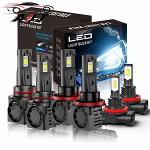 For Ram 4000 4500 5500 2020-2022 Combo 6x LED Headlight Hi/Low Fog Light Bulbs - Picture 1 of 20