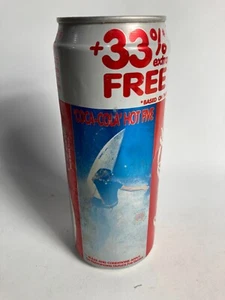 Coca Cola 1995 Merchandise Soft Drink Surfing HOT Five 5 500ml Empty Can Coke - Picture 1 of 6