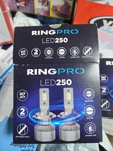 Ring Automotive H7 LED Headlight Bulbs 250% Brighter 6000K Whiter UK Tested - Picture 1 of 3