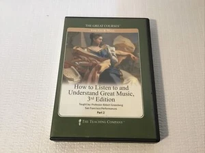 GREAT COURSES How to Listen to & Understand Music 3rd Edition Part 2 Discs 9-16 - Foto 1 di 3