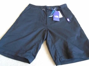 The North Face Purple Label Shorts 30 Coolmax Black Stretch Twill Belt Nanamica - Picture 1 of 10