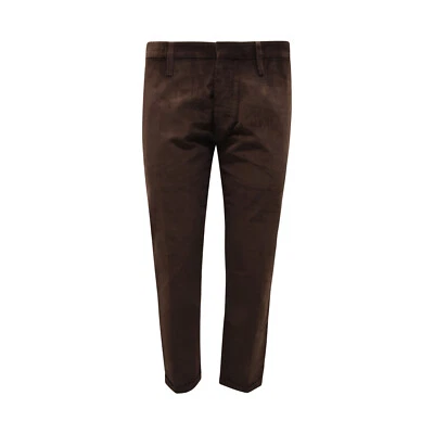 I6434 PANTALONE VELLUTO UOMO DSQUARED2 MAN VELVET TROUSERS - Imagen 1 de 4