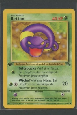 Rettan 1. Edition | Fossil 46/62 | Pokemon Karte Deutsch NM- 2000 WOTC - Bild 1 von 4