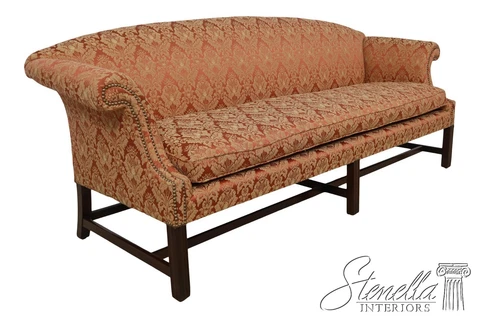 59423EC: KITTINGER CW-118 Colonial Williamsburg Newly Upholstered Sofa Cover