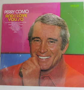 Perry Como 'And I Love You So' Vinyl LP Record 1973 RCA APL1-0100 Stereo SHRINK - Picture 1 of 8