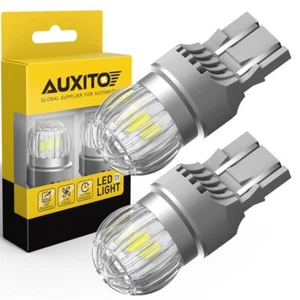2 Clear White 7443 7440 LED Daytime Running Light Bulbs Replace Halogen DRL Lamp - Picture 1 of 8