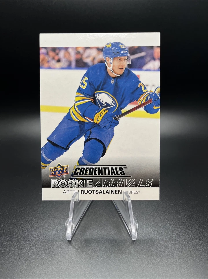 2021-22 Upper Deck Credentials Arttu Ruotsalainen Rookie Arrivals  #RA-41 - Image 1 of 2