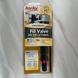korky Valvola di Riempimento WC Universale 528MP Ricambio Tecnologia QuietFILL - Foto 1 di 7