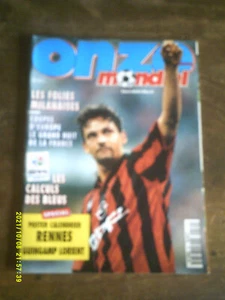 1995 ONZE MONDIAL N 80 POSTER CALENDRIER RENNES GUINGAMP LORIENT ET 8 FICHES - Picture 1 of 4