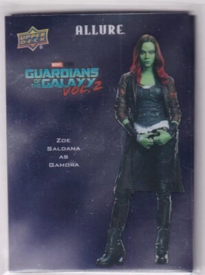 Upper Deck 2022 Marvel Studios Allure No. CP-31 Zoe Saldana as Gamora