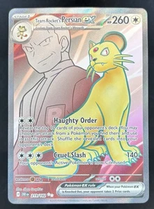Team Rocket's Persian ex 219/182 Full Art Destined Rivals Holo - Bild 1 von 2