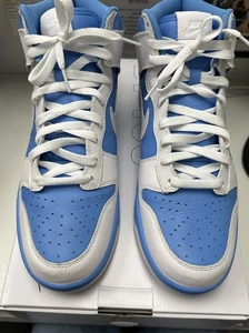 Nike By You High Top Sneaker Größe 11 weiß mit blauen Akzenten - Bild 1 von 6