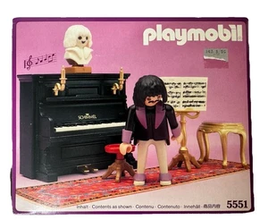 Playmobil 5551 Juego Juguete Hombre Tocando Piano - COMPLETO - Imagen 1 de 9