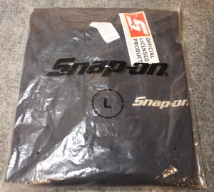 Snap On Tools Men’s Work Shirt Size Large Long Sleeve-Navy- Mechanic NEW BAG - Picture 1 of 9