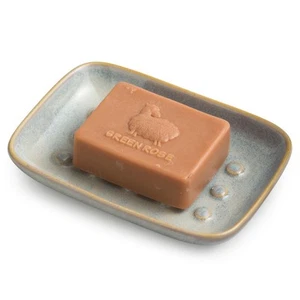 Soap Dish for Shower, Ceramic Soap Dish Non-Slip Soap Holder Bar Saver Tray f... - Picture 1 of 7
