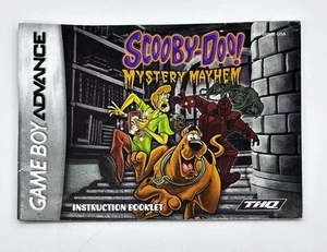 MANUAL ONLY Scooby-Doo Mystery Mayhem (Game Boy Advance) GBA GUC SHIPS FAST! - Picture 1 of 2