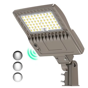 AC 277-480V 240W LED Parking Lot Light Commercial Shoebox Pole Lighting 33,600lm - Picture 1 of 10