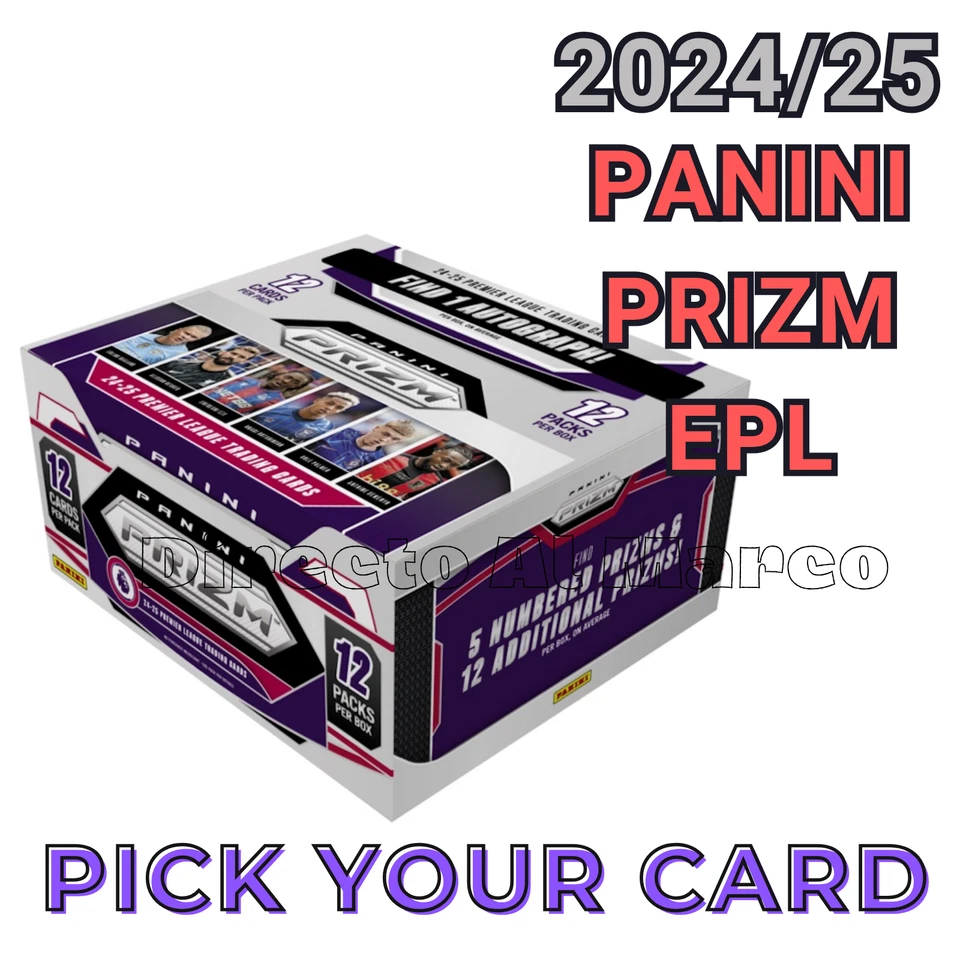 2024-25 Panini Prizm EPL Pick Your Player Card Base #1-300 - Image 1 of 1