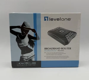Levelone Broadband Router FBR-1418TX 4-Port 10/100 - Picture 1 of 2