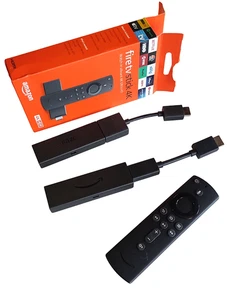 2 Amazon Fire TV Sticks mit Adapter / 1 Fernbedienung - Bild 1 von 7