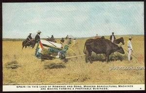 Spain Land Romance Song Agriculture International Harvester 1909 Unused Postcard - Picture 1 of 1