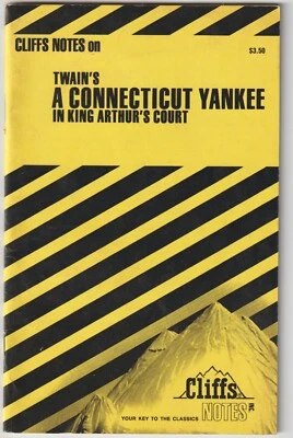 MARK TWAIN A CONNECTICUT YANKEE Cliffs Notes Paperback 1982 - Image 1 of 3