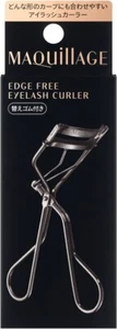 NEW!!! SHISEIDO MAQuillAGE Edge Free Eyelash Curler with Refill Rubber Pad JAPAN - Picture 1 of 4