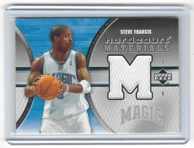 2005-06 Upper Deck Hardcourt Hardwood Materials Steve Francis #HM-SF - Image 1 of 2