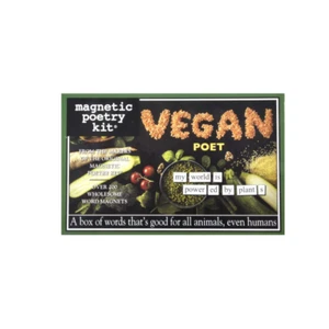 Magnetic Poetry Kit Vegan Poet - Picture 1 of 2