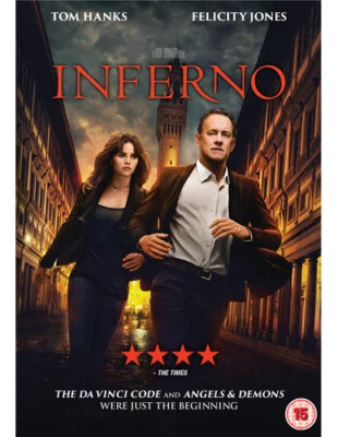 Inferno DVD (2017) Tom Hanks, Howard (DIR) cert 15 Expertly Refurbished Product - Image 1 of 2