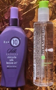 It's a 10 - Silk Express Miracle Silk Leave-In Cond. 10oz. PLUS P.M SKINNY 8OZ - Picture 1 of 2
