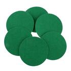 6pcs Green Felt Pads Air Hockey Table Pusher Mallet Replacement Set