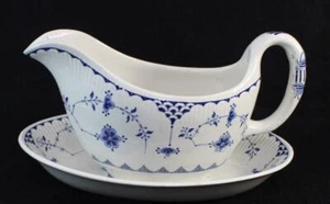 Furnivals DINAMARCA AZUL Salsa Barco con placa inferior GRAN CONDICIÓN - Imagen 1 de 8